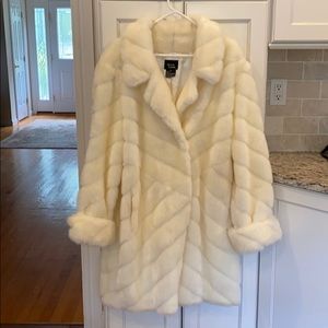 Dennis Basso Faux Fur Coat 3x